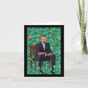 President Barack Obama Portrait Shirt Card