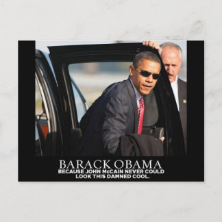 PRESIDENT BARACK OBAMA POSTCARD