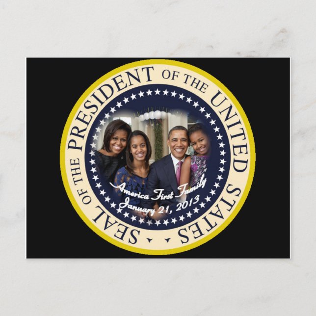 President Barack Obama Postcard (Front)