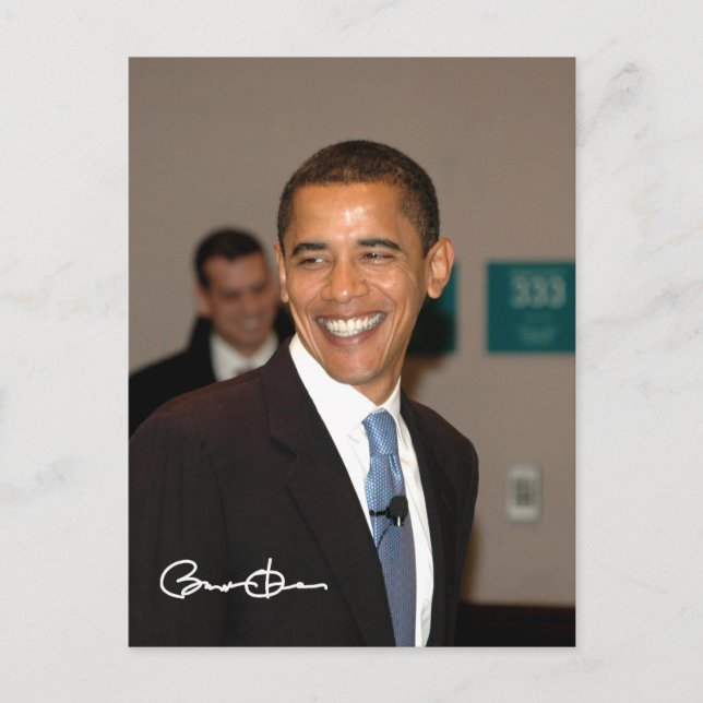 President Barack Obama Postcard (Front)