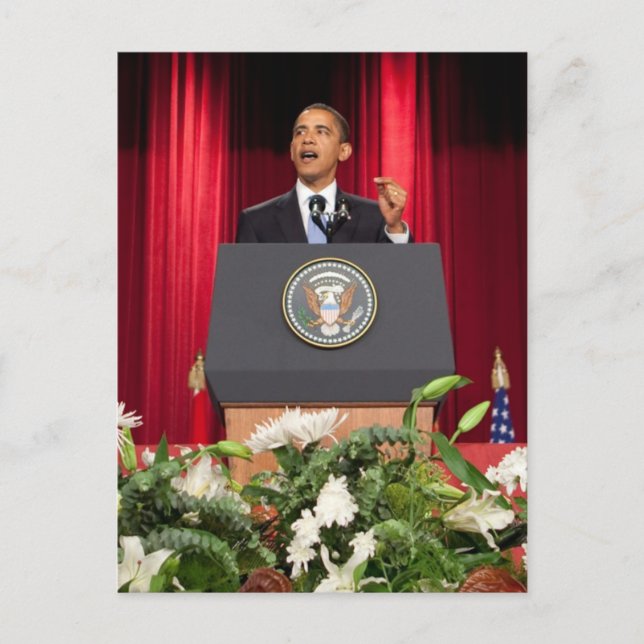 President Barack Obama Postcard (Front)