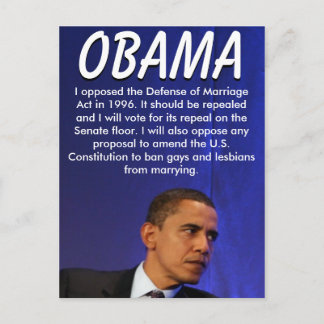 President Barack Obama Postcard