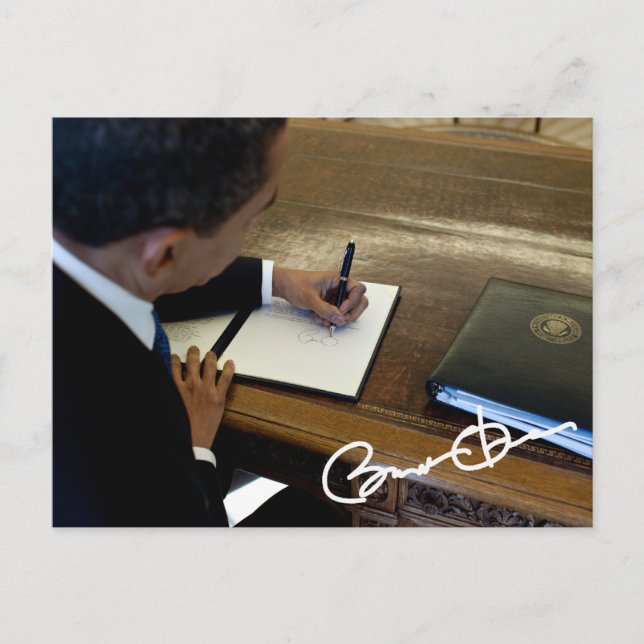 President Barack Obama Postcard (Front)