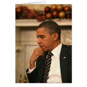 President Barack Obama reflects as he meets