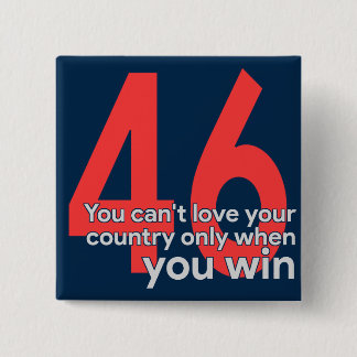 President Biden on January 6 15 Cm Square Badge