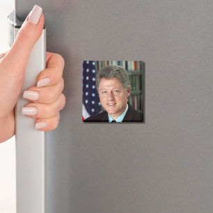 President Bill Clinton Official Portrait Magnet