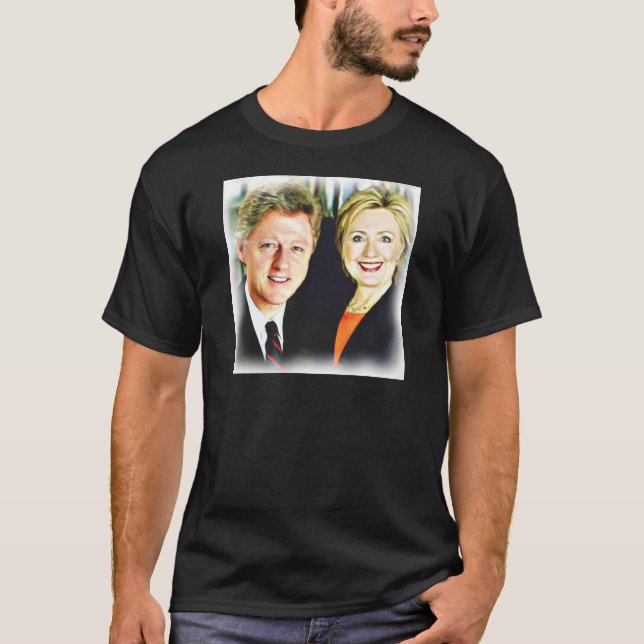 President Bill Clinton & President Hillary Clinton T-Shirt (Front)