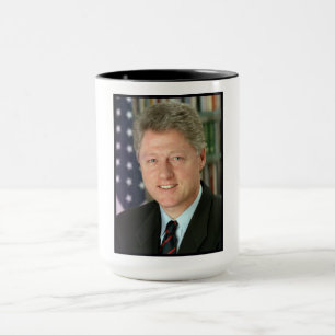 President Bill Clinton White House Photo Mug