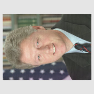 President Bill Clinton White House Photo Tissue Paper