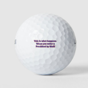 President-By-Mail Golf Balls
