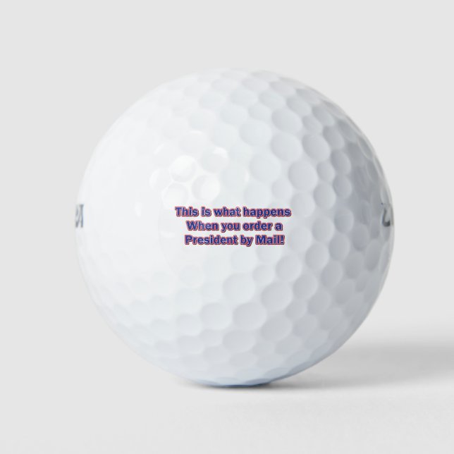 President-By-Mail Golf Balls (Front)