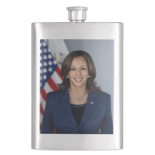 President Candidate Kamala Harris US 2024 Hip Flask