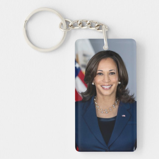 President Candidate Kamala Harris US 2024 Key Ring (Front)