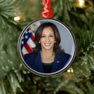 President Candidate Kamala Harris US 2024 Metal Ornament
