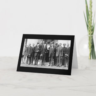 President Coolidge and Herbert Hoover 1923 Card