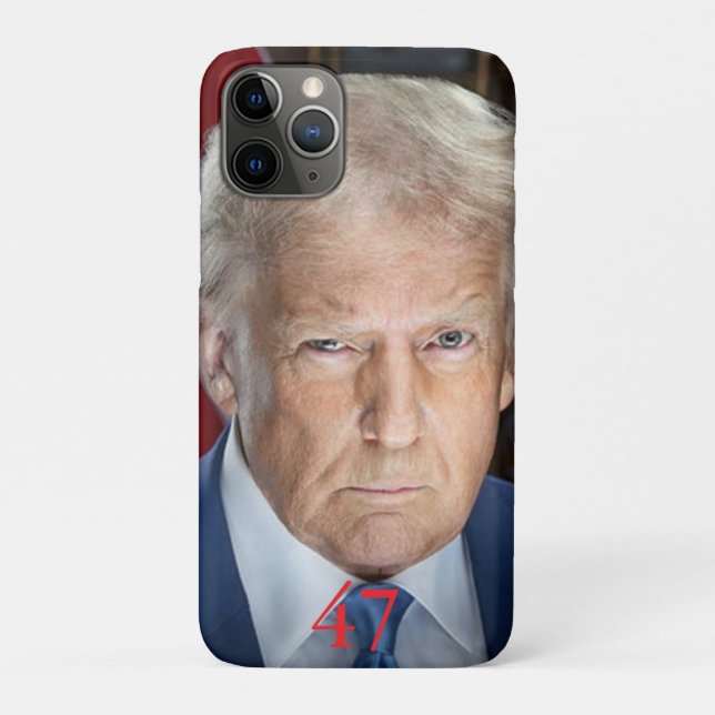President Donald J. Trump 47 Case-Mate iPhone Case (Back)