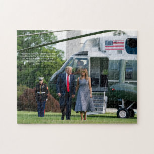President Donald J. Trump and Melania Trump Jigsaw Puzzle