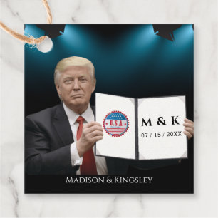 President Donald J. Trump Wedding Favour Tags