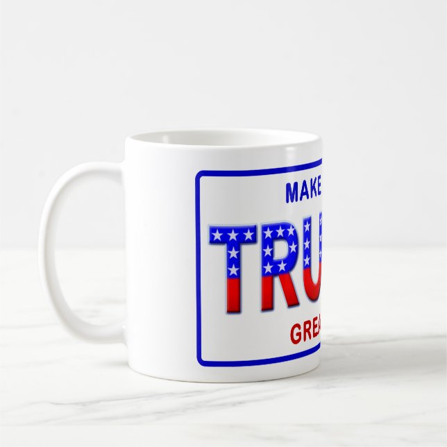 President Donald Trump - 1 Coffee Mug (Left)