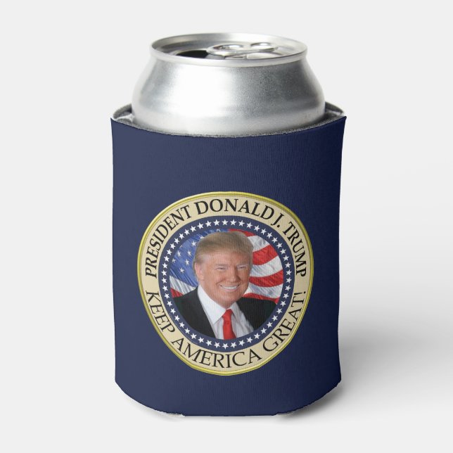 President Donald Trump 2020 Keep America Great Can Cooler (Can Front)