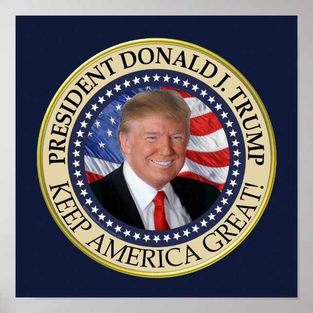 President Donald Trump 2020 Keep America Great Poster (Front)