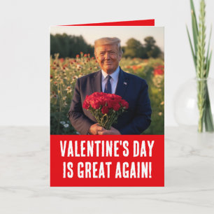 President Donald Trump 2025 Great Valentine's Day Holiday Card