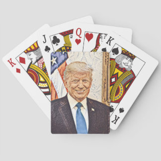President Donald Trump Art Bicycle Playing Cards