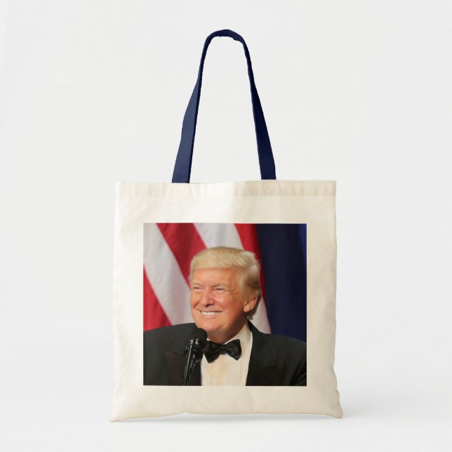 President Donald Trump At His Inauguration Tote Bag (Front)