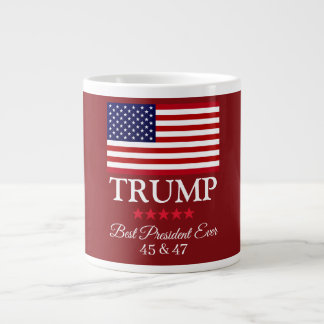 PRESIDENT DONALD TRUMP BEST PRESIDENT EVER  LARGE COFFEE MUG