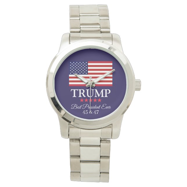 PRESIDENT DONALD TRUMP BEST PRESIDENT EVER WATCH (Front)