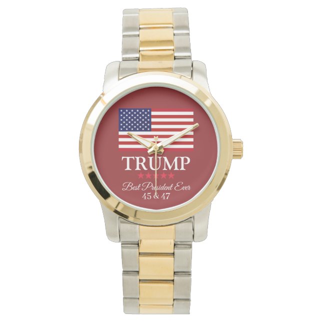 PRESIDENT DONALD TRUMP BEST PRESIDENT EVER WOMEN'S WATCH (Front)