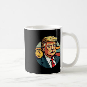 President Donald Trump Bitcoin Dogecoin Crypto Ret Coffee Mug