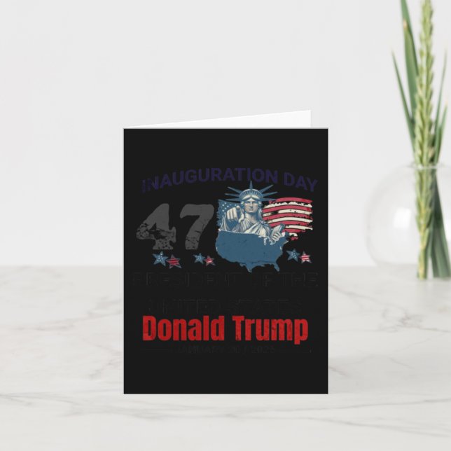President Donald Trump  Card (Front)