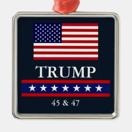 PRESIDENT DONALD TRUMP CHRISTMAS ORNAMENT