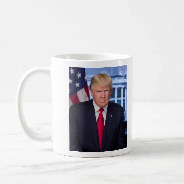 President Donald Trump Coffee Mug (Left)