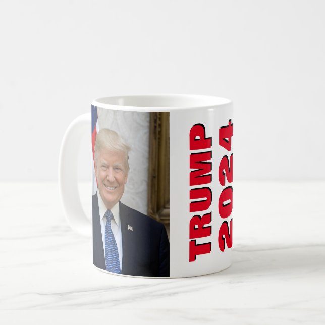 President Donald Trump Coffee Mug (Front Left)