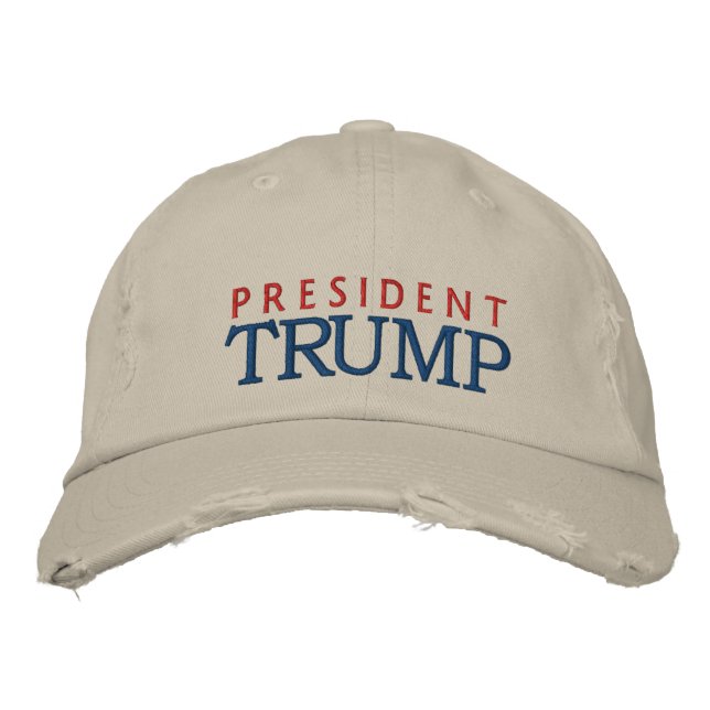 President Donald Trump Embroidered Hat (Front)