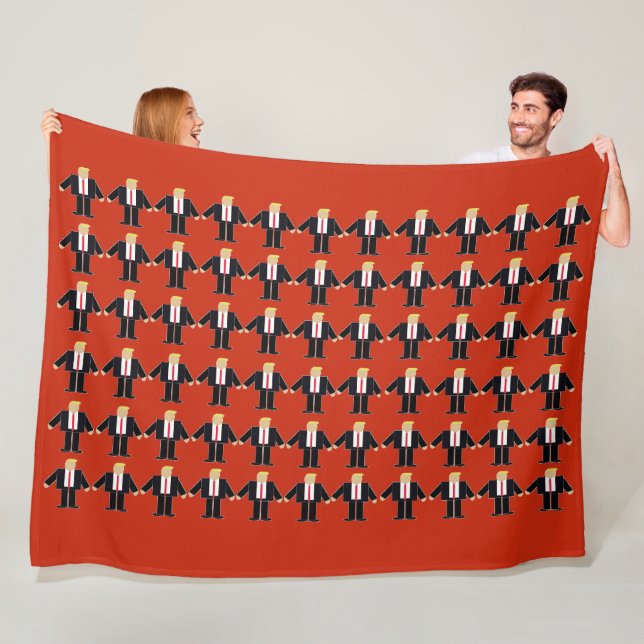 President Donald Trump  Fleece Blanket (In Situ)