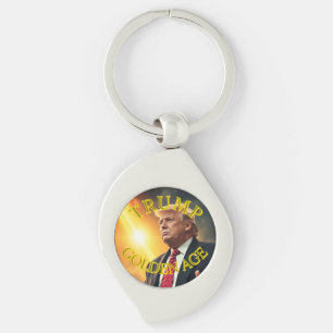 PRESIDENT DONALD TRUMP GOLDEN AGE KEY RING