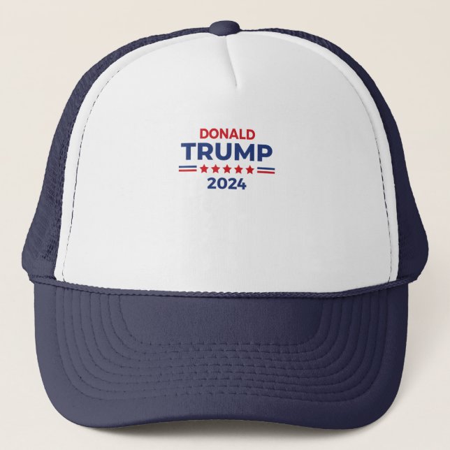 President Donald Trump in 2024 Trucker Hat (Front)