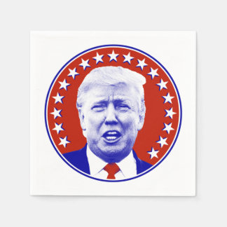 President Donald Trump in Red  Napkin