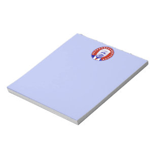 President Donald Trump in Red  Notepad