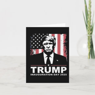 President Donald Trump Inauguration 2025 47th Pres Card