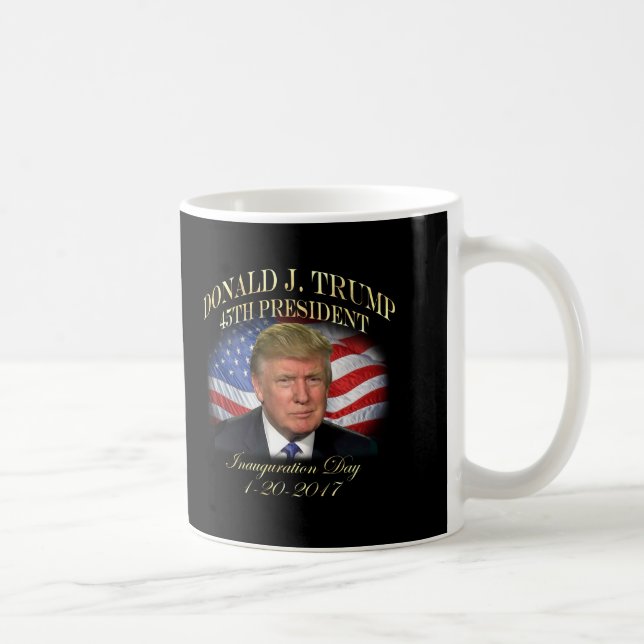 President Donald Trump Inauguration Commemorative Coffee Mug (Right)