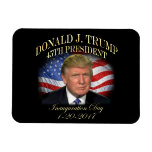 President Donald Trump Inauguration Commemorative Magnet