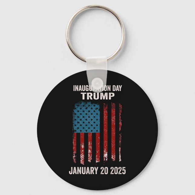 President Donald Trump Inauguration Day 2025 2  Key Ring (Front)