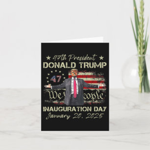 President Donald Trump Inauguration Day 2025 Ameri Card