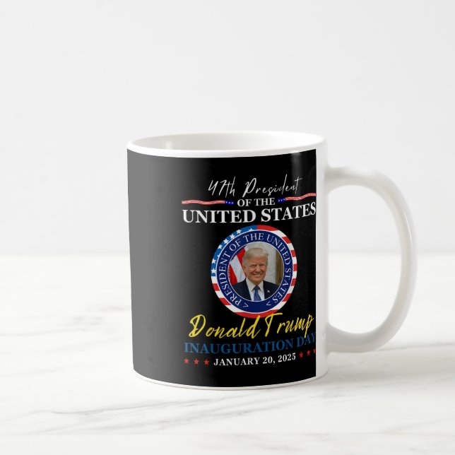 President Donald Trump Inauguration Day 2025 Coffee Mug (Right)