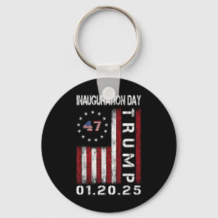 President Donald Trump Inauguration Day 2025 Key Ring