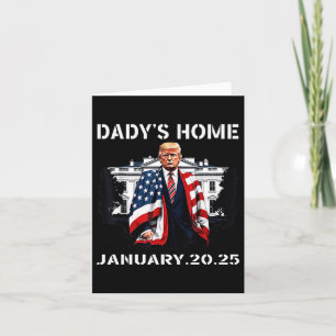 President Donald Trump Inauguration Day 2025 Memor Card